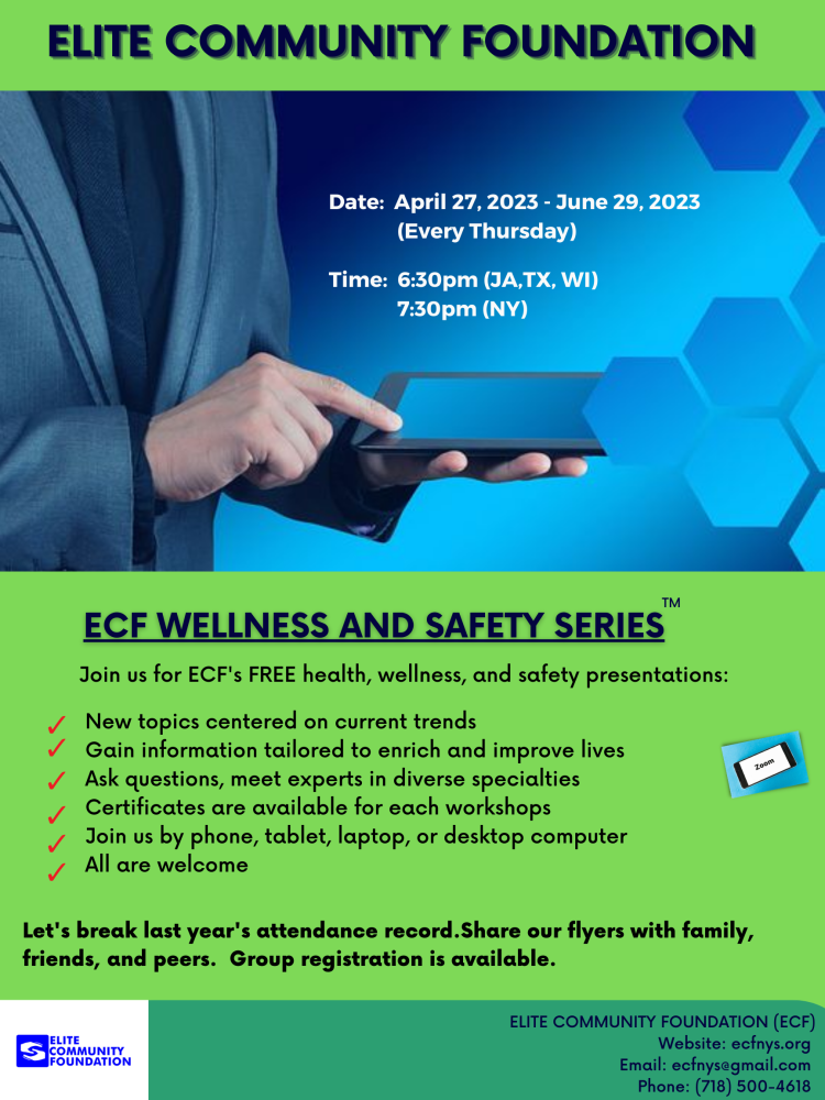 ECF Wellness and Safety 2023 - event